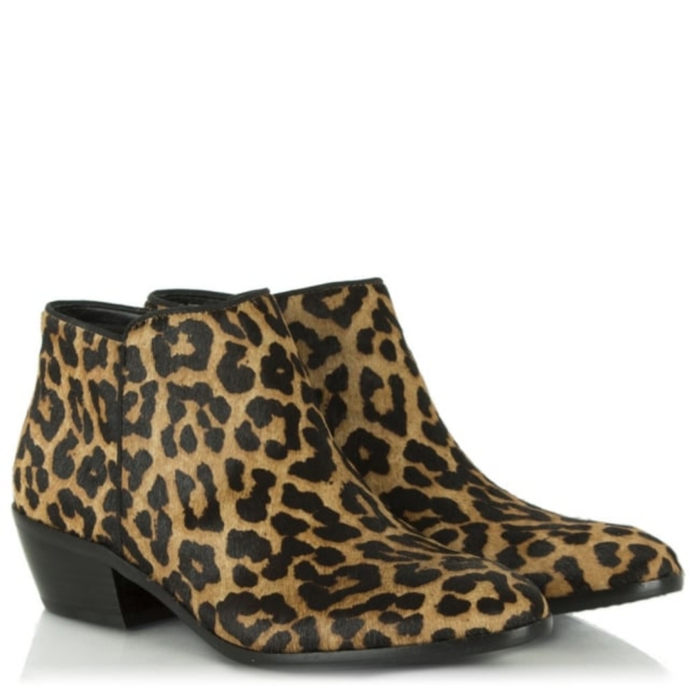Leopard booties